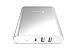 i-Blason Aero 10400 mAh Dual Port Ultra Compact External Battery Portable USB Charger Power Bank - Intelli-ChargeTM Wide Compatibility, Fast Charging, High Capacity (Silver)