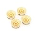 Musiclily Pro Metric Size 18 Spline Electric Guitar Speed Knobs for Epiphone Les Paul SG Asia Import Guitar Bass Split Shaft Pots, Cream (Set of 4)