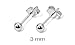 River Island Jewelry - 925 Fine Sterling Silver Ball Stud Earrings 2 3 4 5 6 7 8 9 10 11 12 13 14 15 mm