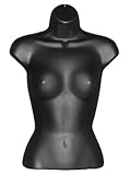 Female Torso Form, Black