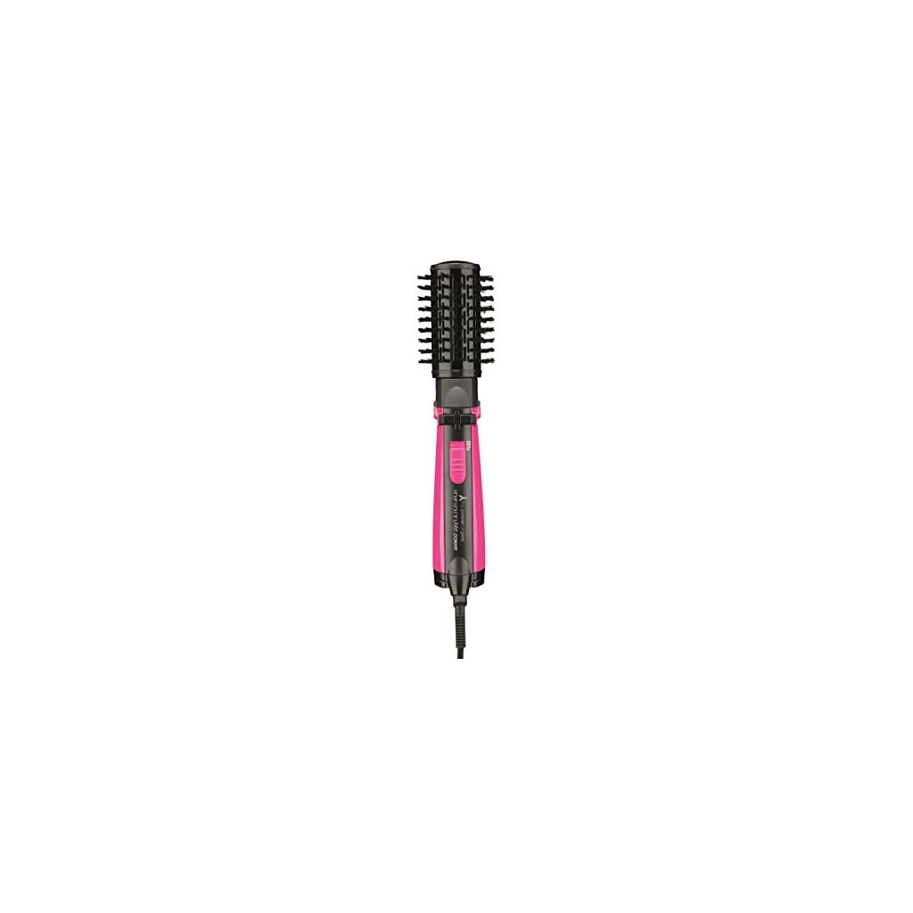 INFINITIPRO BY CONAIR Spin Air Rotating Styler/Hot Air Brush, 2inch, Pink