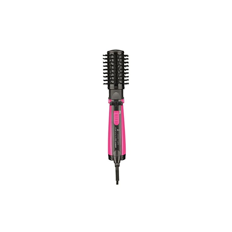 INFINITIPRO BY CONAIR Spin Air Rotating Styler / Hot Air Brush, 2 Inch, Pink