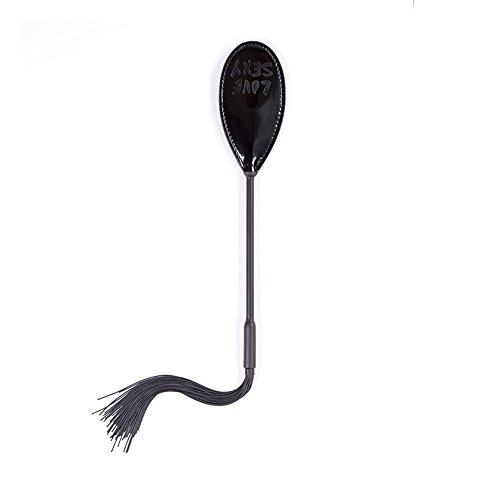 Demarkt Oval Shaped Hand Spanking Pat with Silicone Whip Bondage Flirting Sex toys