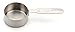 RSVP International Endurance Collection Kitchen Measuring Tools, Dishwasher Safe, 0.5 Cup, Individual, Stainless Steel
