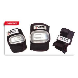 BONEShieldz Knee/Wrist/Elbow Guard Cruiser Tri Pack, Youth