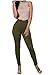 Z.M High Waisted Pants Skinny Jeans for Women Stretch Pencil Pants Curve Jeggings Leggings,Army Green,Small