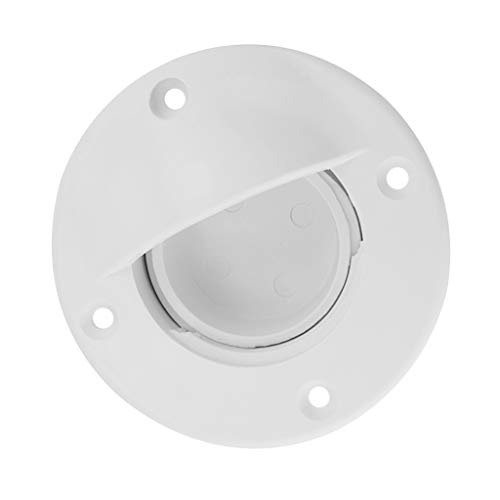 image for D DOLITY 2X Plastic Marine Deck Drain Scupper Valve with 2 inch 50mm H