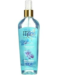 Maja Aqua Turquoise Mist, Perfumed Body Mist with Floral and Aquatic notes to leave a spray of freshness, Refresh your Body, Fresh Scented, Aqua Turquoise Fragrance, 8.1 FL Oz, Spray Bottle.