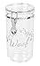 IRIS Acrylic Woof Pet Treat Jar, Silver