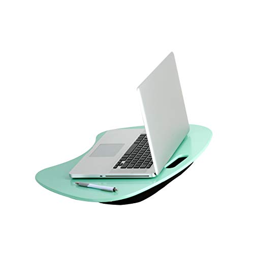 Honey-Can-Do TBL-03540 Portable Laptop Lap Desk with Handle, Mint, 23 L x 16 W x 2.5 H (Renewed)