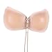 Self Adhesive Strapless Comfortable Bra, Silicone Invisible Nude Backless Light Push Up Bra Comfy Vicky (A Cup)
