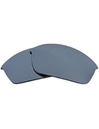 Replacement Lenses for Oakley Flak Jacket Sunglasses Silver Mirror Anti-Scratch Anti-Glare UV400 by SeekOptics