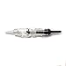 Tiikii Engraving Needles 1RL Sterilized Disposable Eyebrow Tattoo Needle for Nouveau Rotary Machine Gun 10PCS