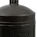 JUSTRITE 26800D Smokers Cease-Fire Receptacle, Deco Black