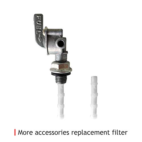 Atima Fuel Gas Tank Petcock Switch Valve External Thread Pump Fit for Yamaha Generator