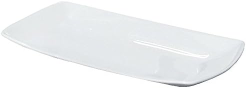 Pack of 2 Porcelain Rectangular Platter Series Tokio Saturnia Made in Italy Plates 30 x 18 cm