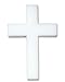 FloraCraft CraftFōM Unassembled Cross 2.1 Inch x 17.6 Inch x 28.6 Inch with 2.8 Inch Face White
