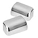 Super Duty Top Half Triple Chrome Plated Mirror Cover Cap for 2008-2016 Ford F250 F350 F450 (2Pcs)