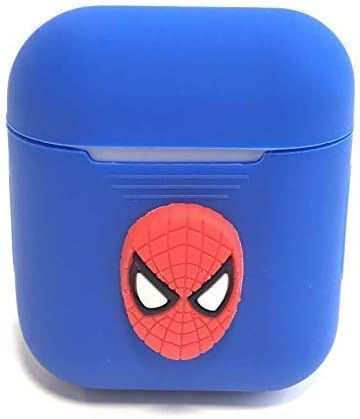 Apple Airpods Accessories Skin Cover Protective Case -Spider-Man (Blue)