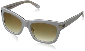 Kate Spade Women's Autums Round Sunglasses,White Crystal