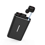 Wireless Earbuds,Forocoches Bluetooth 5.0 Bass Noise Cancelling Headphones,45H Playtime,Sweatproof in-Ear Headset for Sports Running, Built-in Microphone with 1800mAh Charging Case (Black)