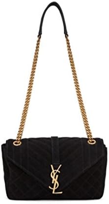Ysl. Ms. red handbag single shoulder bag.