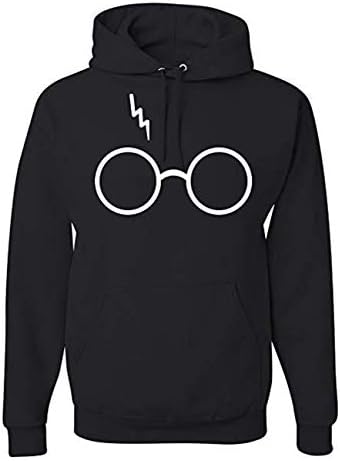 AURNEW Harry Potter Glasses Scar Unisex Hooded Sweatshirt Fashion Hoodie