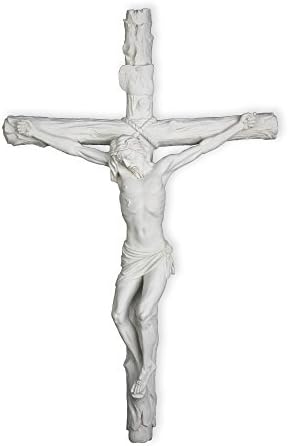 VGI Tree-Style Resin Crucifix (Large (20"), White)