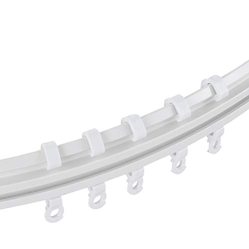 Ceiling Curtain Track, Ceiling Track Mount for Curtain Rail, Flexible Bendable Straight Curved