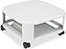 MARTIN YALE 24050 Mead-Hatcher Mobile Two Shelf Steel Printer Stand, Accepts Most Sizes of Laser and Inkjet Printers, Up To 18