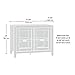 Sauder Dakota Pass Display Cabinet/Pantry cabinets, Craftsman Oak finish