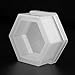 Kimnny Silicone Mold, Hexagon Flower Pot DIY Silicone Molds Garden Planter Cement Concrete Vase Soap Moulds