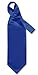 Biagio ASCOT Solid ROYAL BLUE Color Cravat Men's Neck Tie