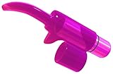 Pure Love Vibrating Tongue Shaped Finger Sleeve, Waterproof and Multi Speed Bullet, Stimulator for Clitoral, Anal, Vaginal and Testicular Pleasure, Adult Sex Toy for Men, Women and Couples, Pink Color
