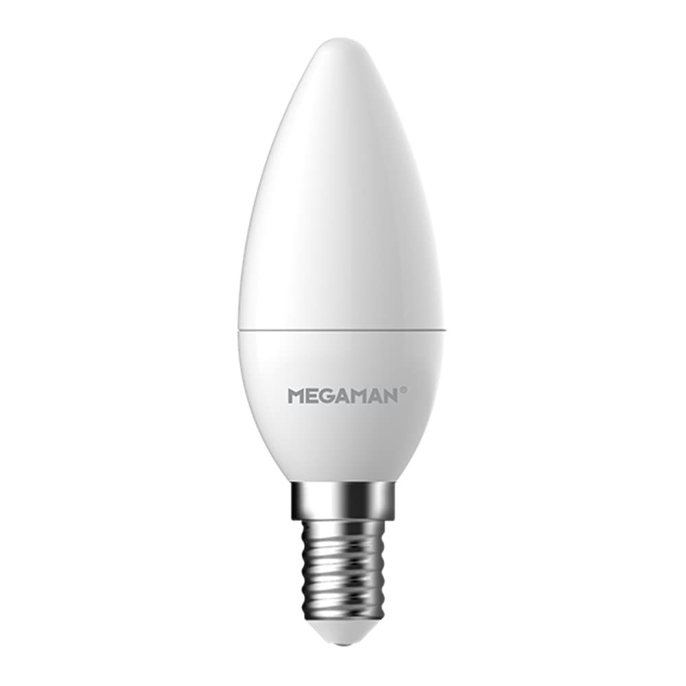Megaman 711108 5.5W Classic Candle LED Bulb E14 4000K Cool 470lm Dimmable (1)