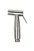 SmarterFresh Straight Bidet Sprayer Head Only, Stainless Steel Brushed Nickel Diaper Sprayer Bidet Head
