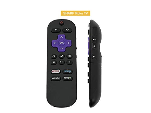 New Remote Replaced for Sharp Roku TV LC-32LB481U LC-43LB481U LC-50LB481U LC-55LB481U