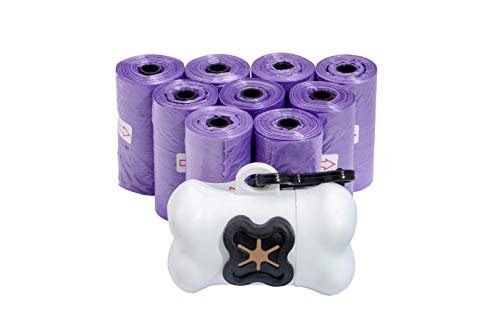 PETSWORLD Puppy Training Pads (28x34) 150Ct, Bundle with Dog Waste Bags + Dispenser (9 Rolls 180 Ct)