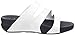 FitFlop Women's Superjelly Twist Flip Flop, White, 8 M US