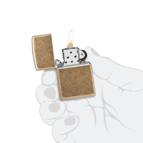 Zippo antique brass lighter - 5088z276
