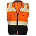 ML Kishigo - Premium Black Series Surveyors Vest - Orange Size: X-Large