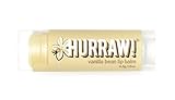 Vanilla Bean Hurraw! Lip Balm: Organic, Certified Vegan, Certified Cruelty Free, GMO Free, Gluten Free, All Natural – Luxury Lip Balm Made in the USA – VANILLA BEAN