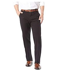 Dockers D3 - Pantalones de trabajo para hombre grandes y altos, ajuste clásico, color caqui