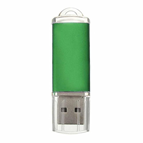Mchoice 2GB USB 2.0 Metal Flash Memory Stick Storage Thumb U Disk (Green) - Thumbnail 4
