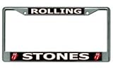 Rolling Stones Chrome License Plate Frame