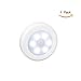 EVERMARKET Motion Sensor Light, Wireless Battery-Powered LED Night Light, Stick-anywhere Indoors, Safe for Kids, Great for Hallway, Closet, Stairs, Bathroom, Bedroom, Kitchen, etc. (White)