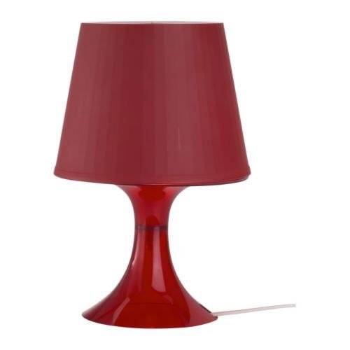 Ikea LAMPAN Table lamp, red Amazon.co.uk Kitchen & Home