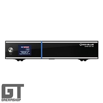GigaBlue UE UHD 4K 2X DVB-S2 FBC Sat Tuner E2 Linux Receiver inkl. 1000GB HDD