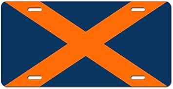 Asdf2llman - Placa de Aluminio con la Bandera del Estado de Alabama