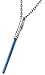 Star Wars Womens Stainless Steel Blue Titanium Plated Lightsaber Necklace